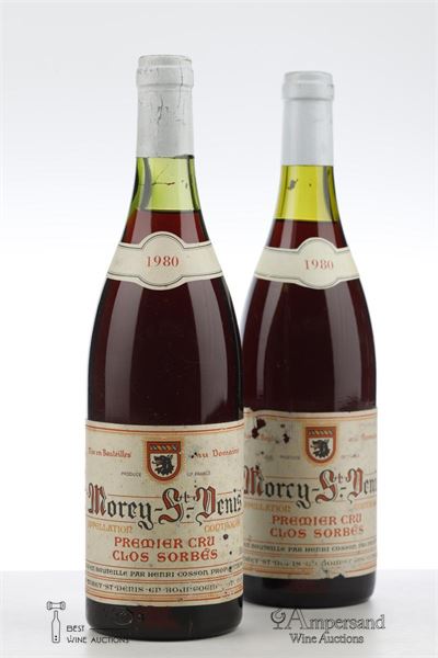 MOREY ST DENIS CLOS SORBES 1980 - Domaine des Lambrays - 2 Bottles
