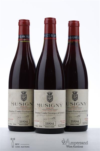 MUSIGNY CUVEE VIEILLES VIGNES 1994 - Comte de Vogue - 3 Bottles