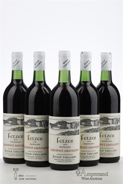 FETZER CABERNET SAUVIGNON 1979 - Fetzer - 5 Bottles