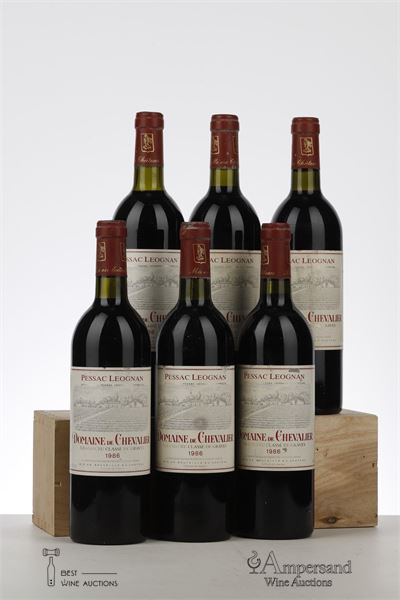DOMAINE DE CHEVALIER 1986 - Mc - 6 Bottles