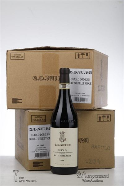 BAROLO BRICCO DELLE VIOLE 2014 - G.D. Vajra - 12 Bottles - Oc 6