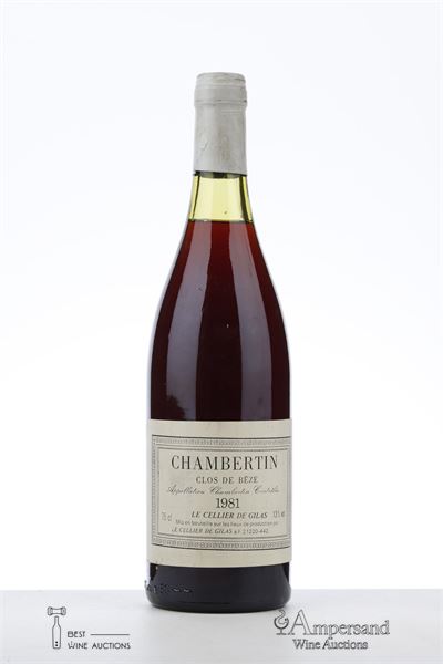 CHAMBERTIN CLOS DE BEZE 1981 - Le Cellier de Gilas - 1 Bottle