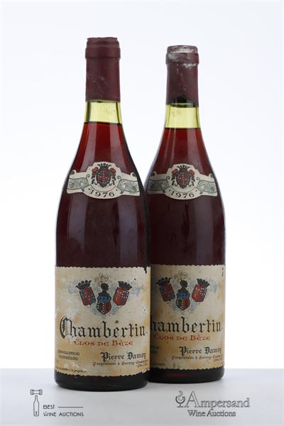 CHAMBERTIN CLOS DE BEZE 1976 - Pierre Damoy - 2 Bottles