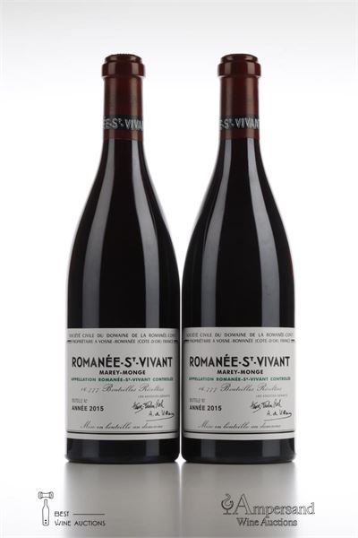 ROMANEE ST VIVANT 2015 - Domaine de la Romanee Conti - 2 Bottles