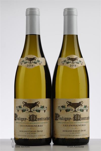 PULIGNY MONTRACHET LES ENSEIGNERES Coche Dury 2014 - 2 Bottles