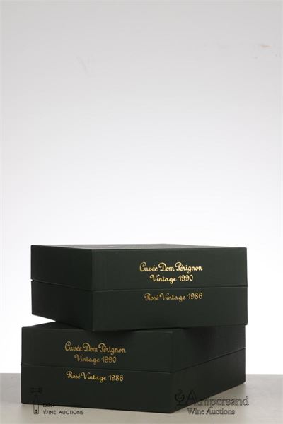 DOM PERIGNON ASSORTMENT 90 VINTAGE + 86 ROSE NV - Moet et Chandon - 2* Oc 2