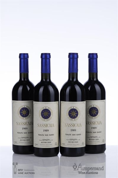 SASSICAIA 1989 - Tenuta San Guido - 4 Bottles