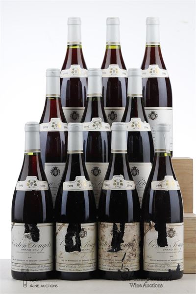 CORTON POUGETS 1990 - Domaine de la Juviniere - 10 Bottles