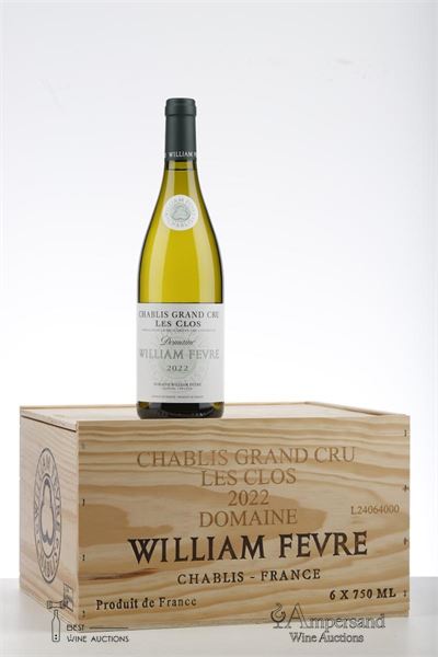 CHABLIS LES CLOS 2022 - William Fevre - 6 Bottles - Owc 6