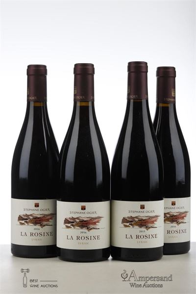 LA ROSINE SYRAH 1*2015 + 3*2016   - Stephane Ogier - 4 Bottles