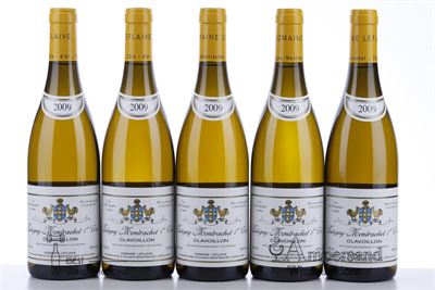 PULIGNY MONTRACHET CLAVOILLON 2009 - Domaine Leflaive - 5 Bottles
