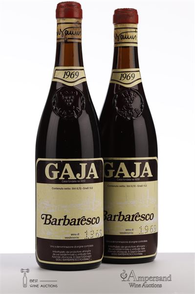 BARBARESCO 1969 - Gaja - 2 Bottles