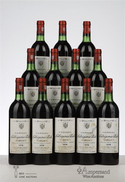 LABEGORCE ZEDE 1978 - Mc - 12 Bottles