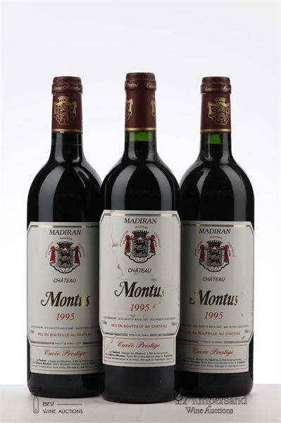 MONTUS CUVEE PRESTIGE 1995 - Mc - 3 Bottles
