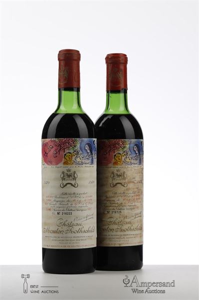 MOUTON ROTHSCHILD 1970 - Mc - 2 Bottles