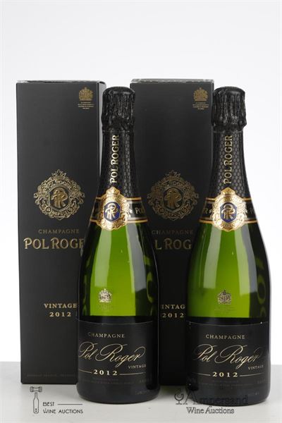 POL ROGER VINTAGE BRUT 2012 - Pol Roger - 2 Bottles - Oc 1