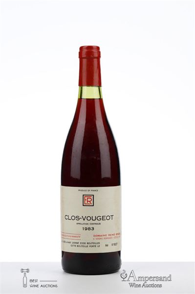 CLOS VOUGEOT 1983 - Rene Engel - 1 Bottle