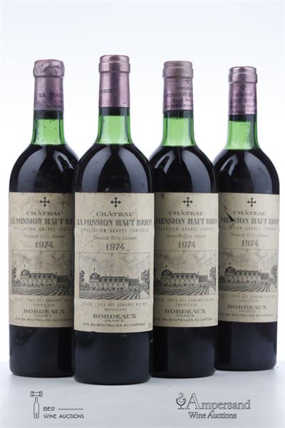 MISSION HAUT BRION 1974 - Mc - 4 Bottles