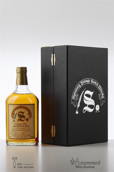 1961 DUMBARTON - Signatory Vintage -Bottled in 1993 - Casks n° 63869-72 - Bottle 518/580 - 1 Bottle - Oc 1