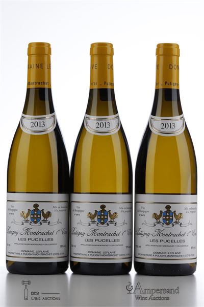 PULIGNY MONTRACHET LES PUCELLES Domaine Leflaive 2013 - 3 Bottles
