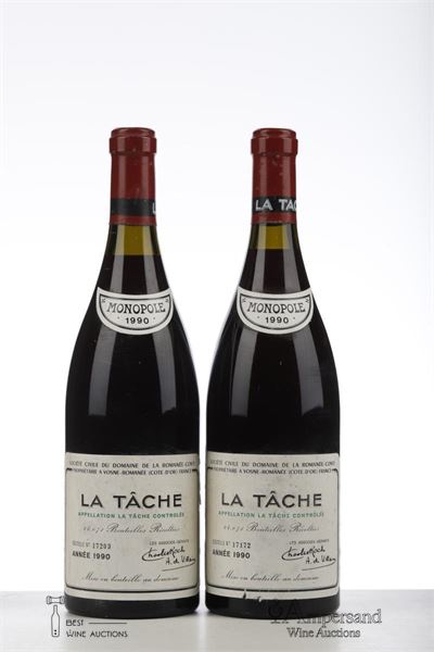 LA TACHE 1990 - Domaine de la Romanee Conti - 2 Bottles
