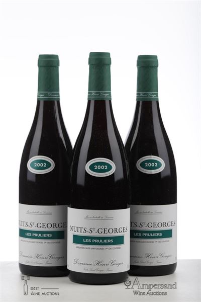 NUITS ST GEORGES LES PRULIERS 2002 - Henri Gouges - 3 Bottles