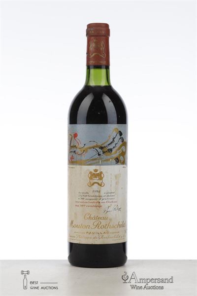 MOUTON ROTHSCHILD 1981 - Mc - 1 Bottle