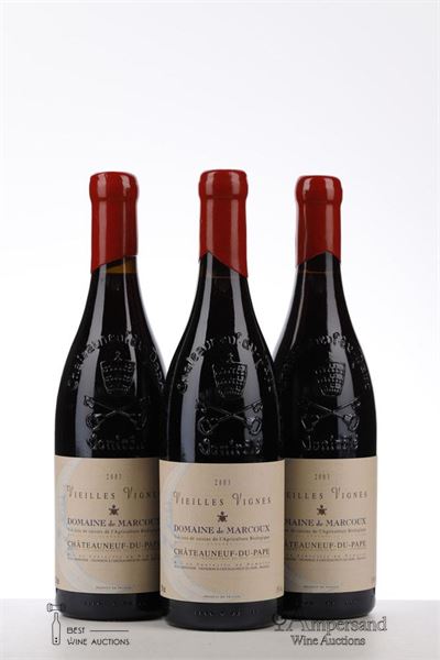 CHATEAUNEUF DU PAPE VIEILLES VIGNES 2003 - Domaine Marcoux - 3 Bottles
