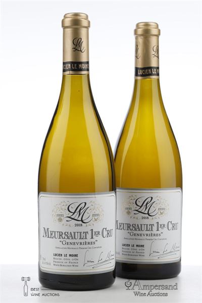 MEURSAULT GENEVRIERES 2018 - Lucien Le Moine - 2 Bottles