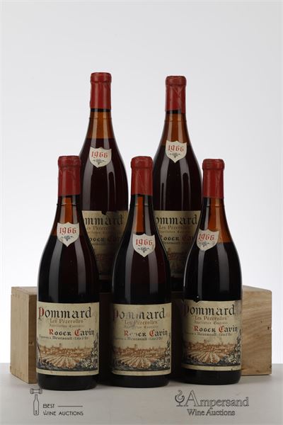 POMMARD LES PEZEROLLES 1966 - Roger Cavin - 5 Bottles