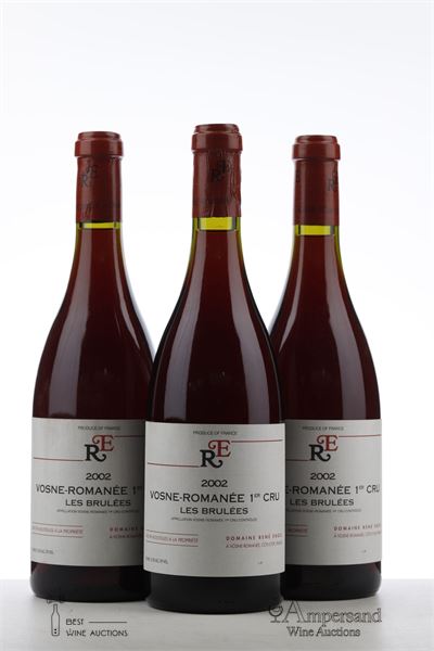 VOSNE ROMANEE LES BRULEES 2002 - Rene Engel - 3 Bottles