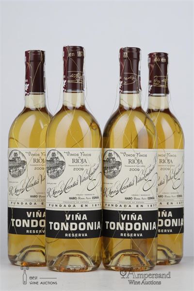 VINA TONDONIA RESERVA BLANCO 2009 - Lopez de Heredia - 4 Bottles