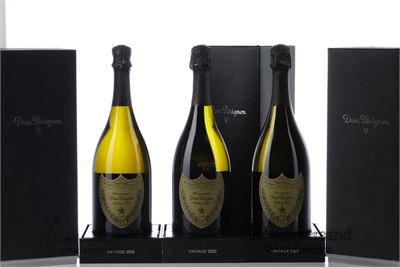 DOM PERIGNON 2002 - Moet et Chandon - 3 Bottles - Oc 1