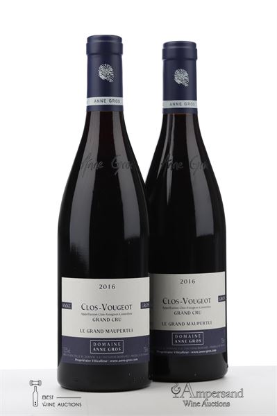 CLOS VOUGEOT LE GRAND MAUPERTUIS 2016 - Anne Gros - 2 Bottles