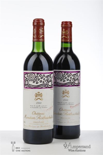 MOUTON ROTHSCHILD 1988 - Mc - 2 Bottles