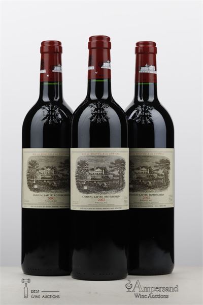 LAFITE ROTHSCHILD 2002 - Mc - 3 Bottles