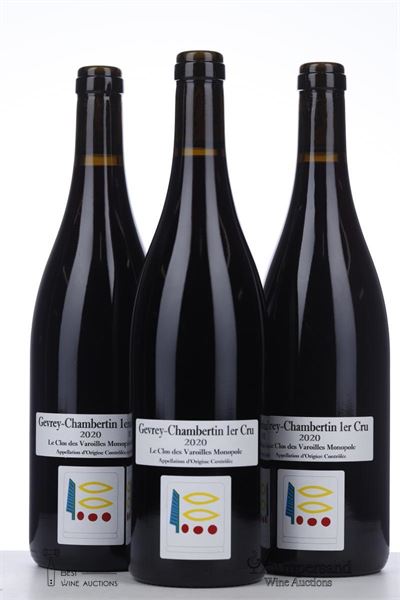 GEVREY CHAMBERTIN LE CLOS DES VAROILLES 2020 - Prieure Roch - 3 Bottles
