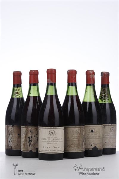 CHATEAUNEUF DU PAPE 1957 - Jean Nony - 6 Bottles