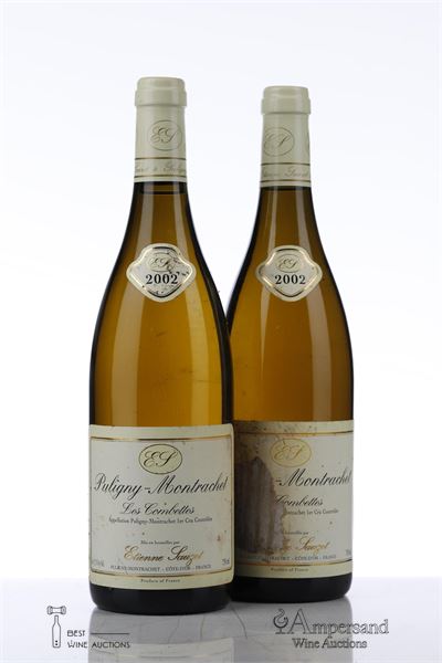 PULIGNY MONTRACHET LES COMBETTES 2002 - Etienne Sauzet - 2 Bottles