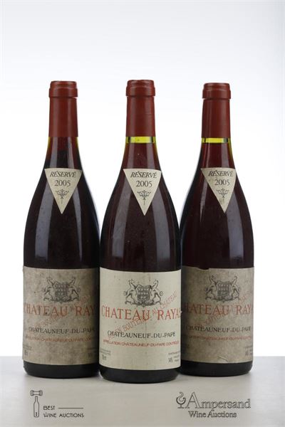CHATEAUNEUF DU PAPE RAYAS 2005 - Reynaud - 3 Bottles