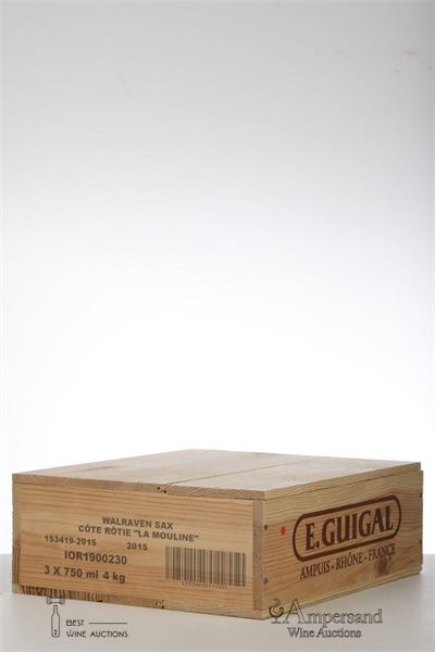 COTE ROTIE LA MOULINE 2015 - Guigal - 3 Bottles - Owc 3