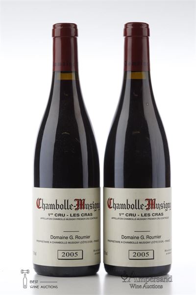 CHAMBOLLE MUSIGNY LES CRAS 2005 - Georges Roumier - 2 Bottles
