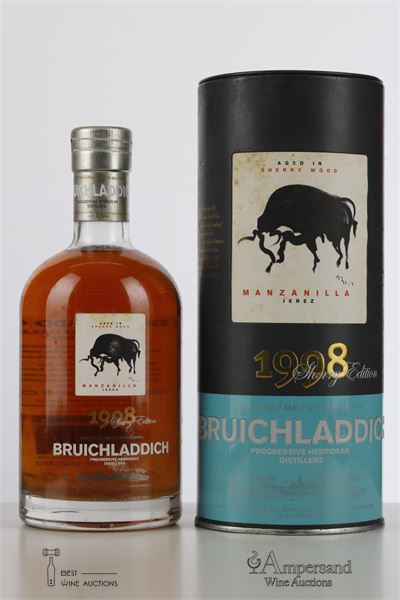 BRUICHLADDICH MANZANILLA JEREZ 1998 SHERRY EDITION  - 10Y -  Alc 46% 1 Bottle