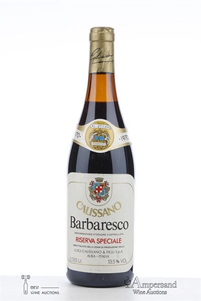 BARBARESCO RISERVA SPECIALE 1970 - Calissano - 1 Bottle