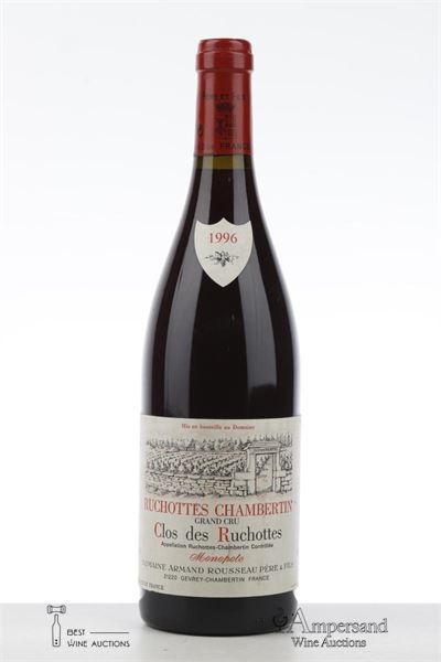 RUCHOTTES CHAMBERTIN CLOS DES RUCHOTTES 1996 - Armand Rousseau - 1 Bottle