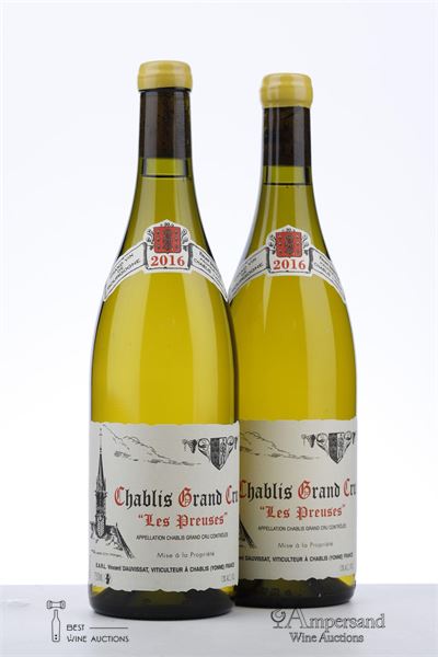 CHABLIS LES PREUSES 2016 - Vincent Dauvissat - 2 Bottles