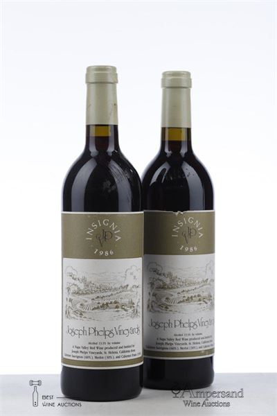 INSIGNIA 1986 - Joseph Phelps - 2 Bottles