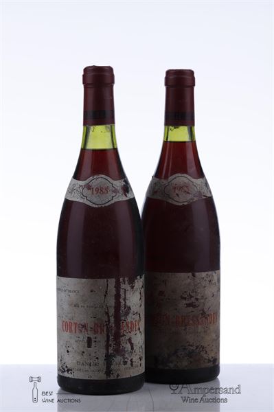CORTON BRESSANDES 1985 - Daniel Senard - 2 Bottles