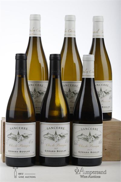 SANCERRE CLOS DE BEAUJEU 4*2015 + 2*2017  - Gerard Boulay - 6 Bottles