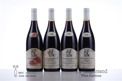 CHAMBERTIN 1998 - Bernard Dugat Py - 4 Bottles